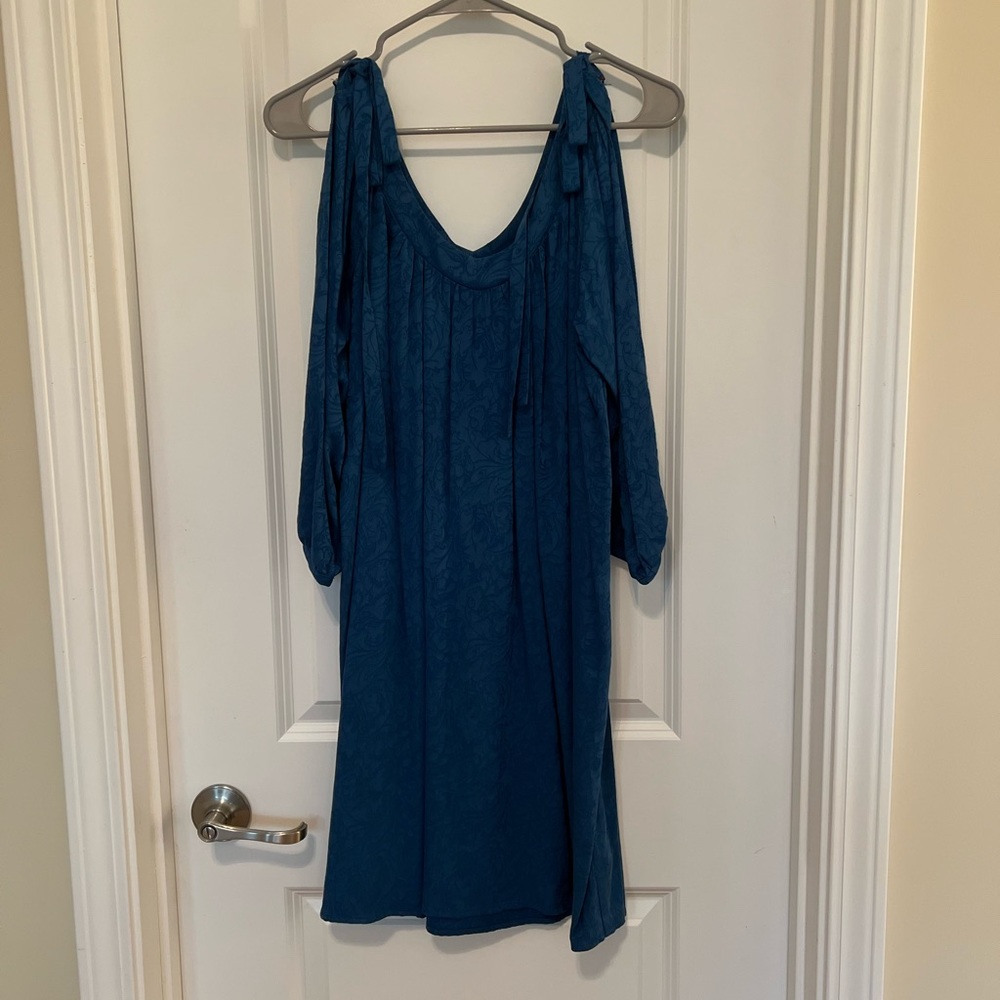 Anthropologie - Holding Horses - Blue Floral Dress - Picture 3 of 8